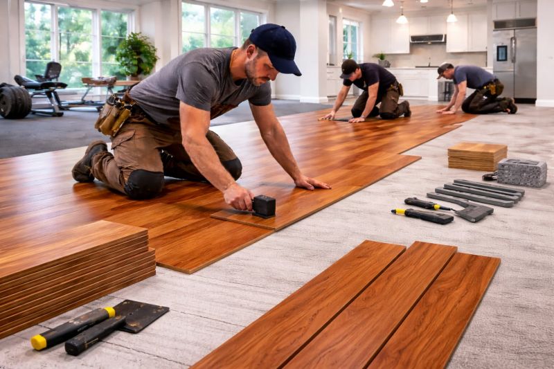 Cherry Floor Installation in Westminster, CO