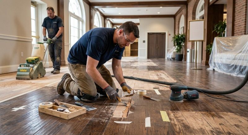 Commercial Wood Floor Repair in Conifer, CO