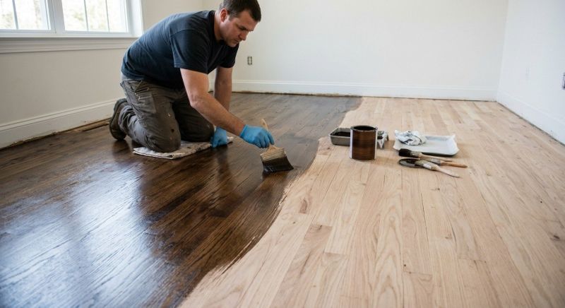 Hardwood Floor Staining in Brighton, CO