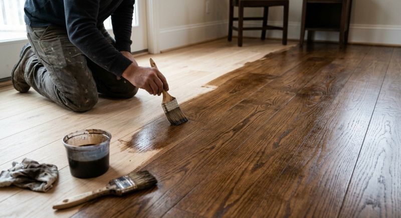 Hardwood Floor Staining in Castle Rock, CO