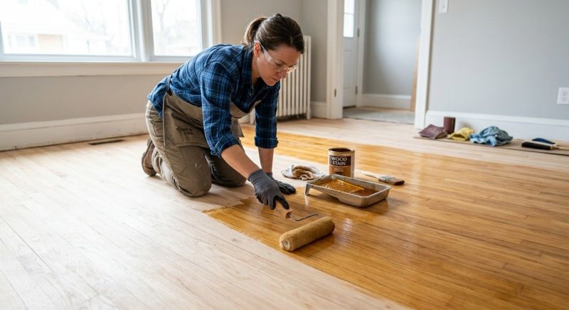 Hardwood Floor Staining in Indian Hills, CO