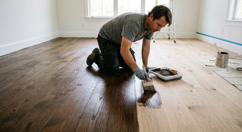 Hardwood Floor Staining in Lafayette, CO