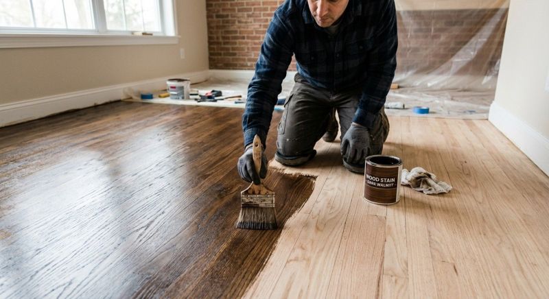 Hardwood Floor Staining in Morrison, CO