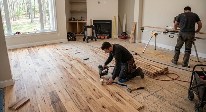 Hickory Floor Installation in Denver, CO