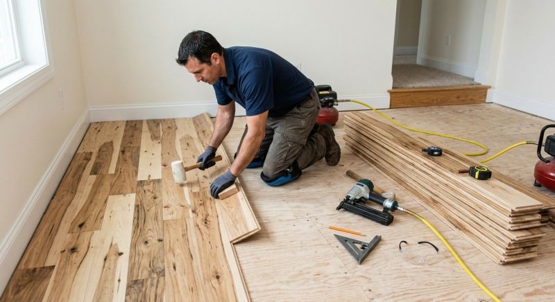 Hickory Floor Installation in Denver, CO