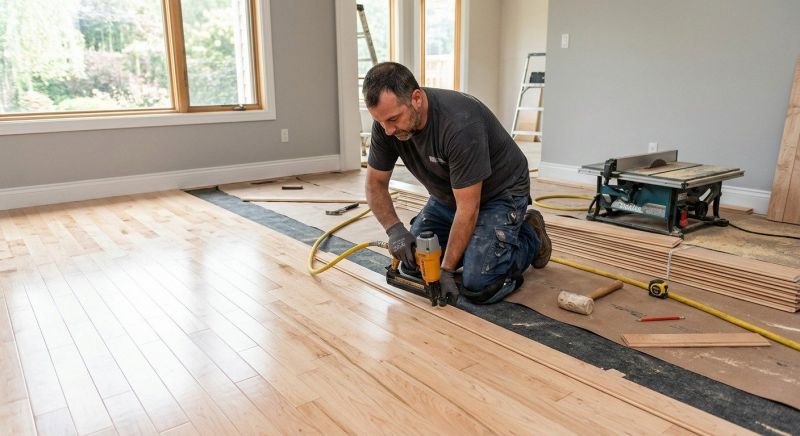 Maple Flooring Installation in Aurora, CO