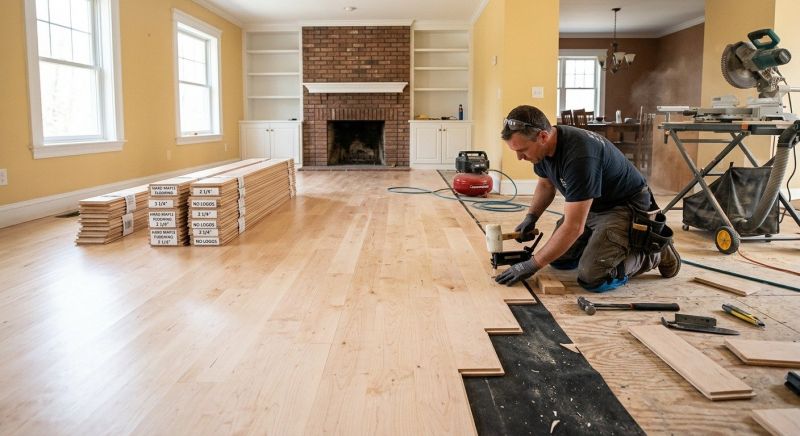 Maple Flooring Installation in Broomfield, CO