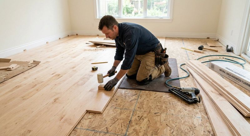 Maple Flooring Installation in Commerce City, CO