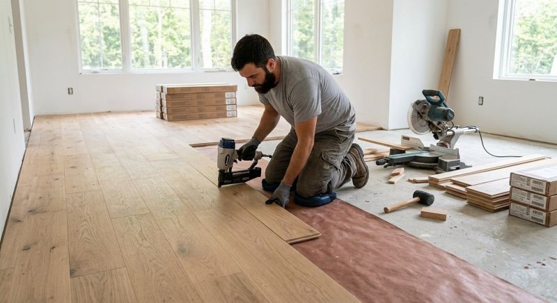 Oak Floor Installation in Commerce City, CO