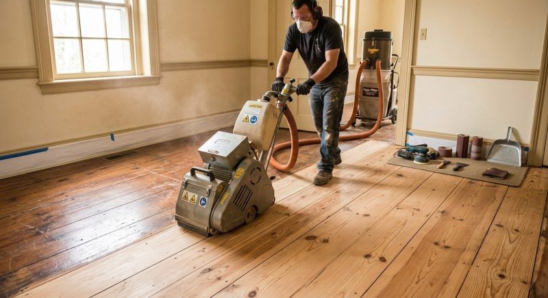 Pine Floor Refinishing in Denver, CO