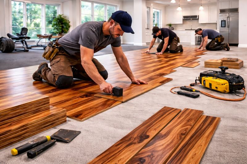 Teak Flooring Installation in Denver, CO