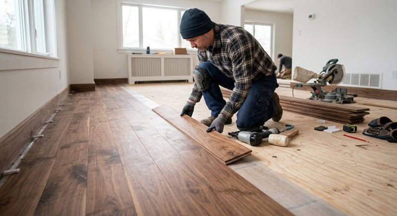 Walnut Flooring Installation in Denver, CO