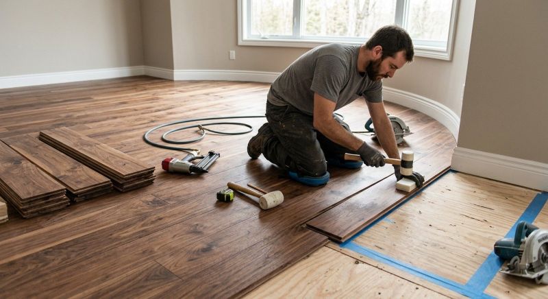 Walnut Flooring Installation in Denver, CO