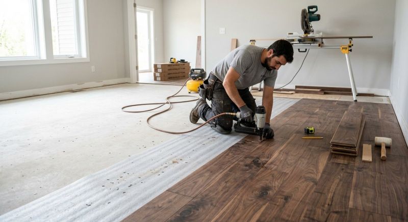 Walnut Flooring Installation in Denver, CO