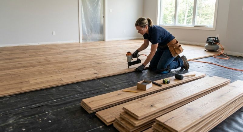 Walnut Flooring Installation in Denver, CO