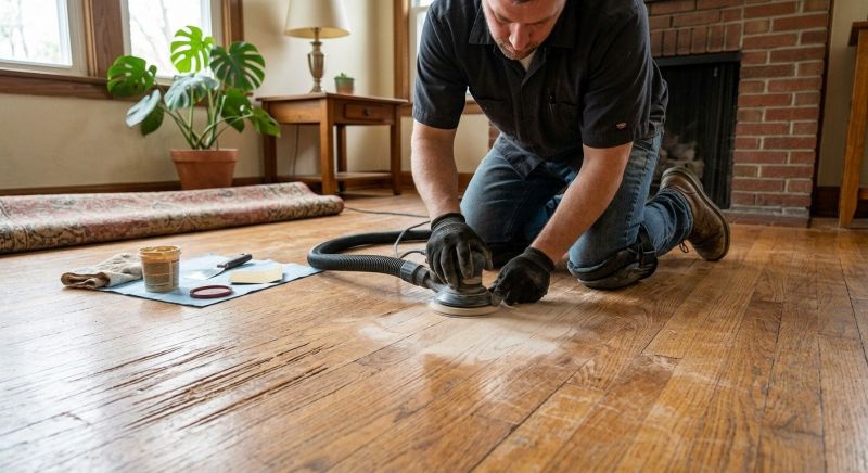 Wood Floor Scratch Repair in Broomfield, CO