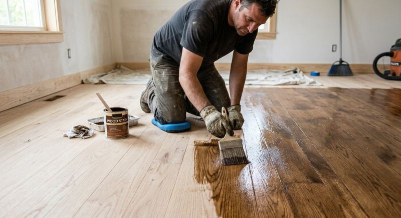 Wood Floor Staining in Denver, CO
